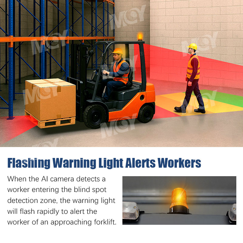 Forklift-camera-with-LED-warning-light-3